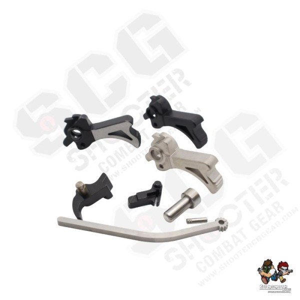 Gunsmith Bros Steel ST-I SPUR Style Hammer & Sear Set For Marui TM Hi-Capa GBBP Series