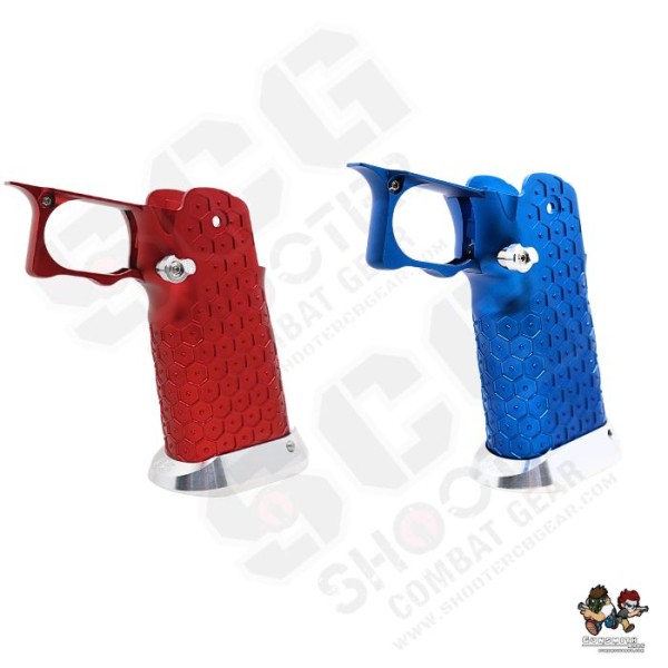 Gunsmith Bros CNC Aluminum SV HEX Style Grip For Marui TM Hi-Capa GBBP Series Gunsmith Bros CNC Aluminum SV HEX Style Grip For Marui TM Hi-Capa GBBP Series