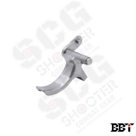 BBT CNC STAINLESS STEEL Trigger for SIG VFC M17/M18/ P320 GBB Pistol Airsoft (SIlver)
