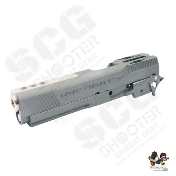 Gunsmith Bros INF Traditional Style Optic Division Slide Kit For Marui TM Hi-Capa GBBP Series (Grey)