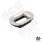 Gunsmith Bros CNC Aluminum LimCat Style Large Size Magwell with Stainless Steel Base For Marui TM Hi-Capa GBBP Series (For Aluminum Grip ) ( Black )