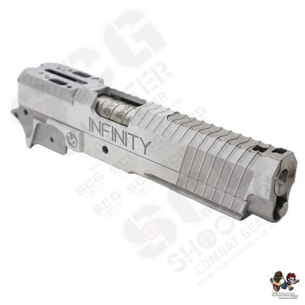 Gunsmith Bros SLOPE Style Standard Optic Division Slide Set For Marui TM Hi-Capa GBBP Series (MODEL B-SIlver)