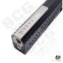 Gunsmith Bros US FLAG Style Standard Optic Division Slide Set For Marui TM Hi-Capa GBBP Series (MODEL C-Black)