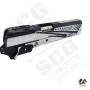 Gunsmith Bros US FLAG Style Standard Optic Division Slide Set For Marui TM Hi-Capa GBBP Series (MODEL C-Black 2 Tone)