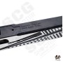 Gunsmith Bros US FLAG Style Standard Optic Division Slide Set For Marui TM Hi-Capa GBBP Series (MODEL C-Black 2 Tone)