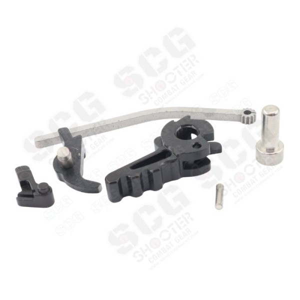 Gunsmith Bros Steel SV TRAX Style Hammer & Sear Set For Marui TM Hi-Capa GBBP Series -Black