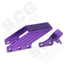 5KU Infinity Optic Mount With Thumb Rest for IMM Kit (Red/ Purple)