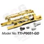 TTI AIRSOFT Hot Wheels Series Zero Friction Lightweight Blowback Housing for Marui Hi-Capa / 1911 GBB (Black/ Silver/ Golden)