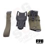 FFG 6354DO Holster for G17 18 with QL Mount and Thigh Strap ( RG )