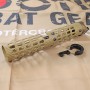 5KU VS-25 AK105 Keymod Tubular Aluminum Handguard (Tan)