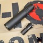 AIRSOFT ARTISAN M4 2000 STYLE silencer with FLASH HIDER + AT2000R Tracer Unit (BK)