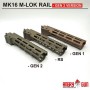 ANGRY GUN MK16 M-LOK RAIL 13.5 INCH - GEN 2 VERSION (DDC)