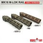 ANGRY GUN MK16 M-LOK RAIL 9.3 INCH - GEN 2 VERSION (DDC)