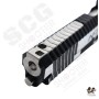 Gunsmith Bros SLOPE Style Standard Optic Division Slide Set For Marui TM Hi-Capa GBBP Series (MODEL B-Black 2 Tone)