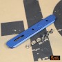 SLONG CNC M-LOK Rail-128mm Blue