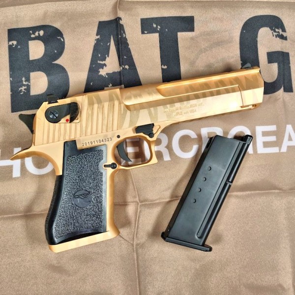 Cybergun WE Desert Eagle .50AE GBB Pistol W/ Marking (Tiger Stripe-Gold)