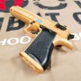 Cybergun WE Desert Eagle .50AE GBB Pistol W/ Marking (Tiger Stripe-Gold)