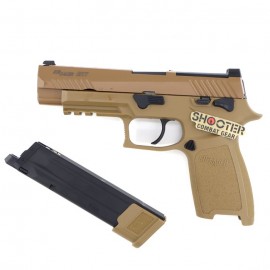 SIG SAUER M17 P320 GREEN GAS AIRSOFT PISTOL (BY SIG AIR & VFC) (TAN)