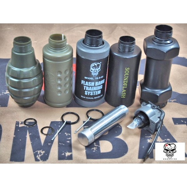 Hakkotsu Thunder B CO2 Sound Grenade - 5 Shell Multi Package (TB-06)