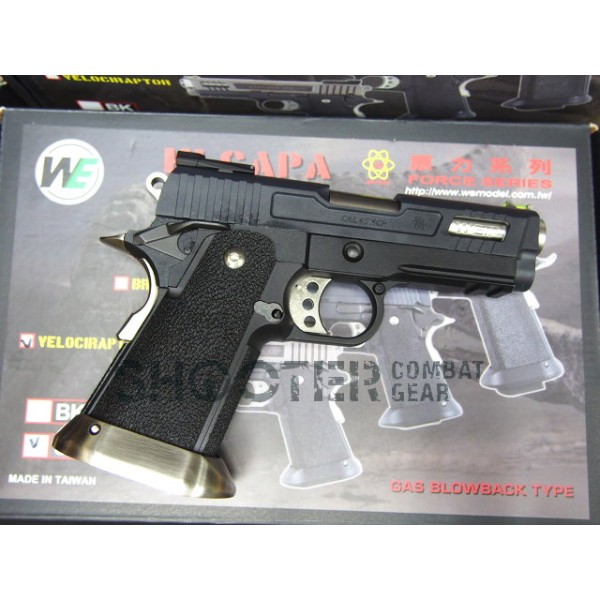 WE Hi-Capa 3.8 T.REX Full Matel GBB Pistol( Black)