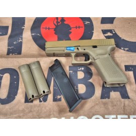 WE G17 Metal Slide GBB Pistol (GEN5- TAN)