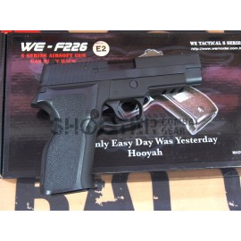 WE F226 Full Metal GBB Pistol (E2-Black)