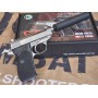 WE P38 S Classic GBB Pistol With Silencer (Silver)