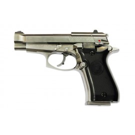 WE M84 Metal Slide GBB Pistol (Sliver)