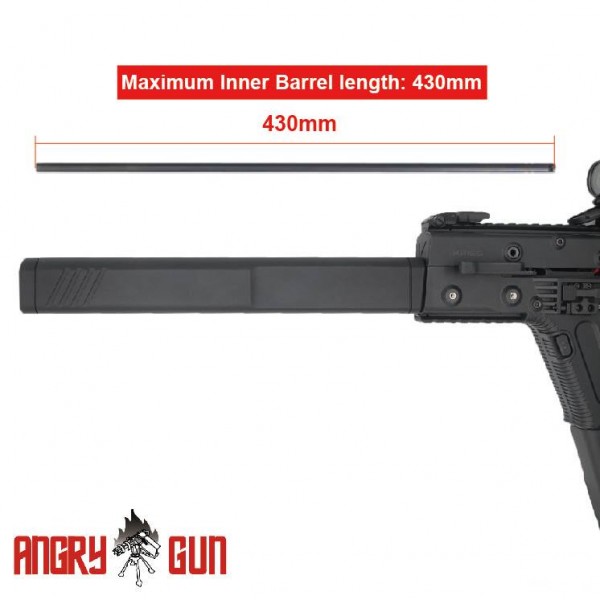 ANGRY GUN KSV Suppressor for Krytac Kriss Vector AEG /GBB(13 Inch-DUMMY VER.)