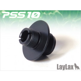 Laylax PSS10 S.A.S. Silencer Attachment for VSR-10 G-SPEC Sniper (14mm CW)