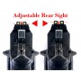 AIP Adjustable Alumimun Front and Rear Sight (Fiber) For TM 5.1