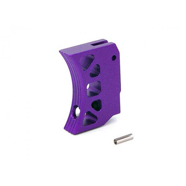 AIP Aluminum Trigger (Type J) for Marui Hi-capa (Purple/Long)