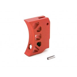 AIP Aluminum Trigger (Type J) for Marui Hi-capa (Red/Long)