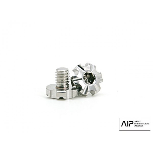 AIP CNC Stainless Steel Grip Screws For Hi-capa - Type 1