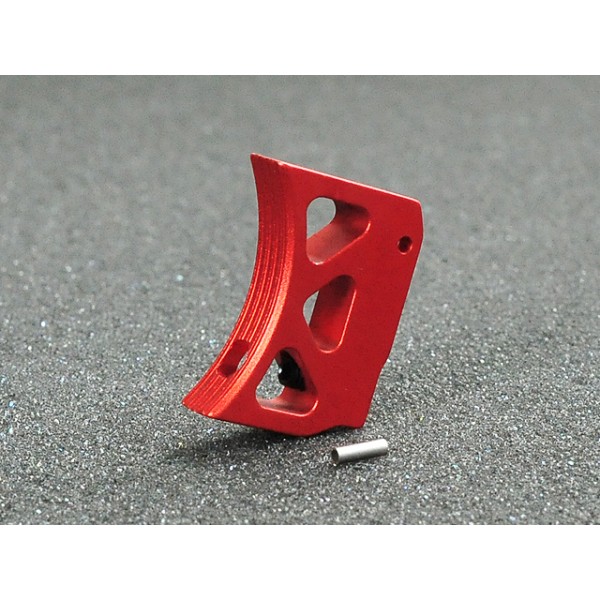 AIP Aluminum Trigger (Type A) for Marui Hicapa (Red/Long)