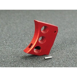 AIP Aluminum Trigger (Type E) for Marui Hicapa (Red/Long)