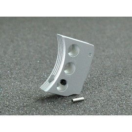 AIP Aluminum Trigger (Type E) for Marui Hicapa (Silver/Long)