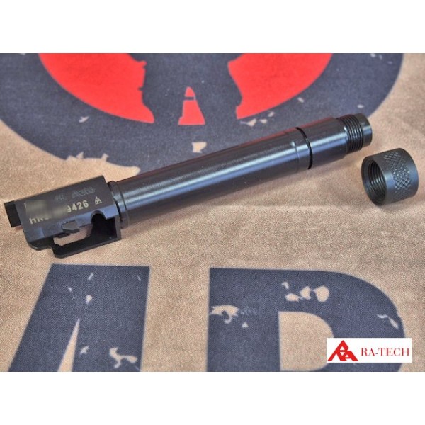 RA-Tech CNC Steel Outer Barrel for Marui HK45 GBB (14mm CCW)