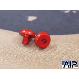 AIP 7075 Aluminum Grip Screws For TM 4.3/5.1 - Red
