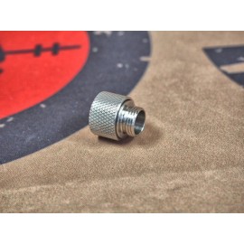 Airsoft Artisan Steel Muzzle Adapter W/Thread Protector for WE GBB (+11 to -14mm)