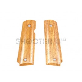 Bell M1911 read wood grip cover set (A)