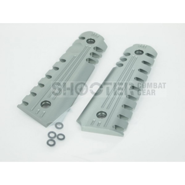 CM Aluminium CNC machined 1911 MEU Grip Cover(Grey)