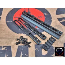 AIRSOFT ARTISAN SCAR MLOK ADAPTER KIT SET -BK for Tokyo Marui SCAR EBB series