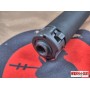 ANGRY GUN MINI MOCK SILENCER WITH FLASH HIDER -SHORT (BK)