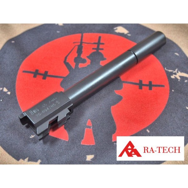 RA-TECH CNC Steel Outer Barrel for KSC USP.45 Match GBB