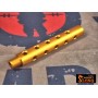 SLONG Aluminum extension M4 outer barrel Type F (117mm-Gold