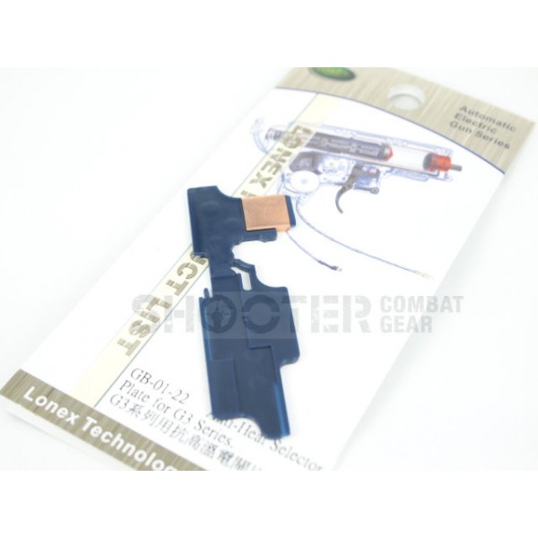 Lonex Anti-Heat Selector Plate for G3 Series