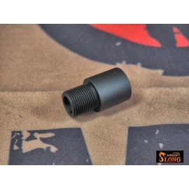 Slong Silencer Adaptor for 14mm+ > 14mm- (BK)