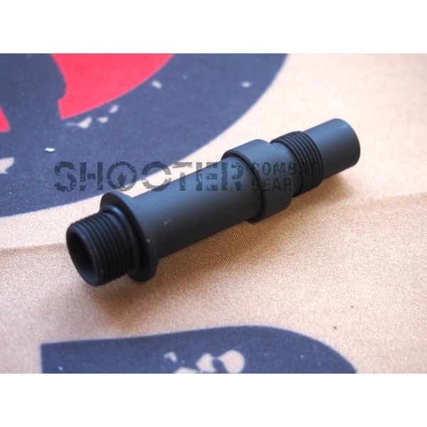 ACTION Silencer Adaptor for Marui / Well Vz.61 AEG (14mm-)