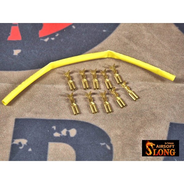 SLONG motor Connector Plugs Set w/ Shrink Wrap